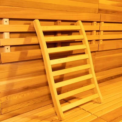Bảng điều khiển màn hình cảm ứng 6KW lò sưởi ấm Hemlock / Red Cedar phòng tắm hơi với đèn LED