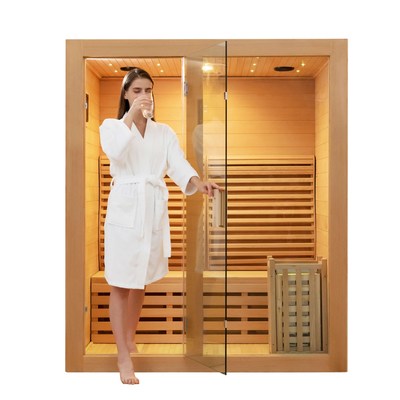 Phòng xông hơi ozone Hemlock Canada Phòng xông hơi ngoài trời và phòng xông hơi ướt cho trung tâm SPA