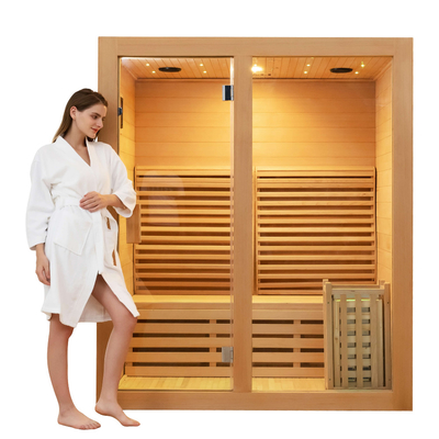 Phòng xông hơi ozone Hemlock Canada Phòng xông hơi ngoài trời và phòng xông hơi ướt cho trung tâm SPA