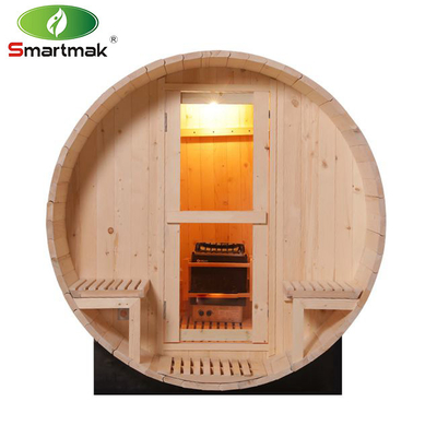 Phòng xông hơi ngoài trời cho 4 người Redwood Phòng xông hơi ngoài trời trong vườn Phòng xông hơi bằng gỗ thông Thùng rượu vang