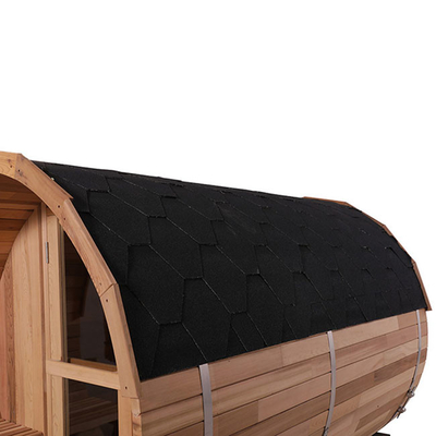 Phòng xông hơi khô bằng gỗ tuyết tùng đỏ rắn PreBuild với bếp điện 4,5KW