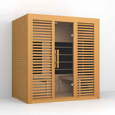 2700W Hemlock Wood 4 người Xông hơi hồng ngoại xa Giảm cân