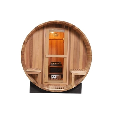 Chăm sóc sức khỏe gia đình 4 người Phòng xông hơi khô bằng gỗ Cedar Phòng xông hơi ngoài trời