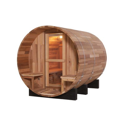 Chăm sóc sức khỏe gia đình 4 người Phòng xông hơi khô bằng gỗ Cedar Phòng xông hơi ngoài trời