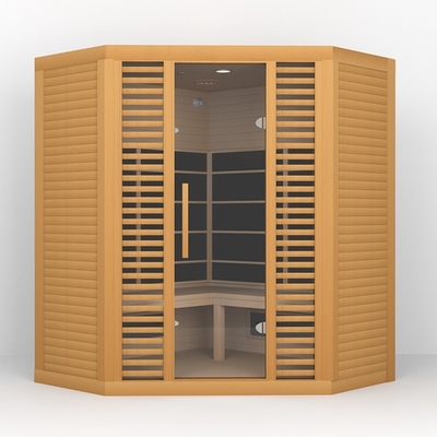 3-5 người Phòng xông hơi hồng ngoại góc thấp Emf Trị liệu bằng ánh sáng đỏ 2300W