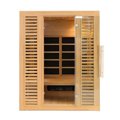 Phòng xông hơi khô tại nhà ODM Redwood Phòng xông hơi khô bằng tia hồng ngoại với trị liệu bằng ánh sáng